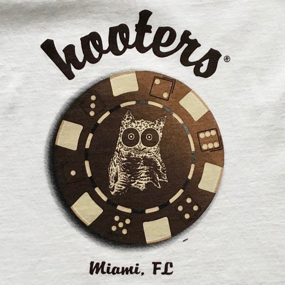 Hooters, Vintage T Shirt, Miami, Florida, Mens Large, Good Condition - Picture 5 of 7